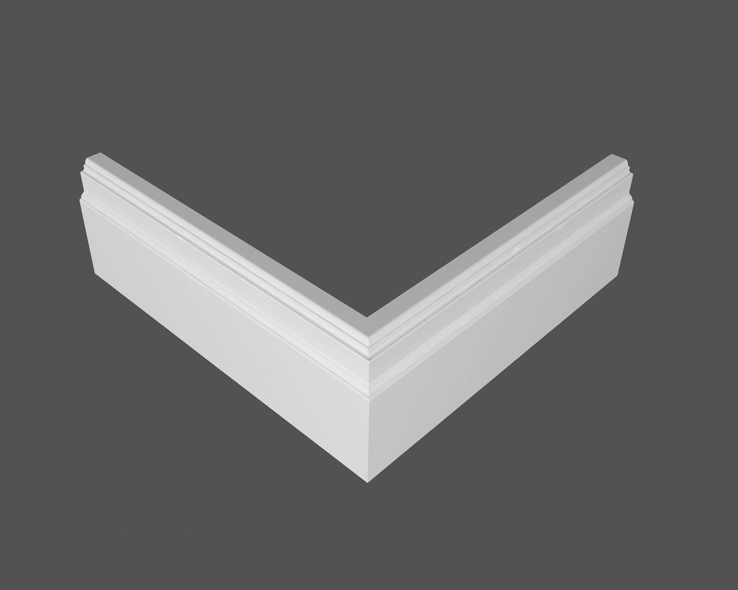 Плинтус МДФ под покраску Ликорн Р 10.110.28 2070×110×28