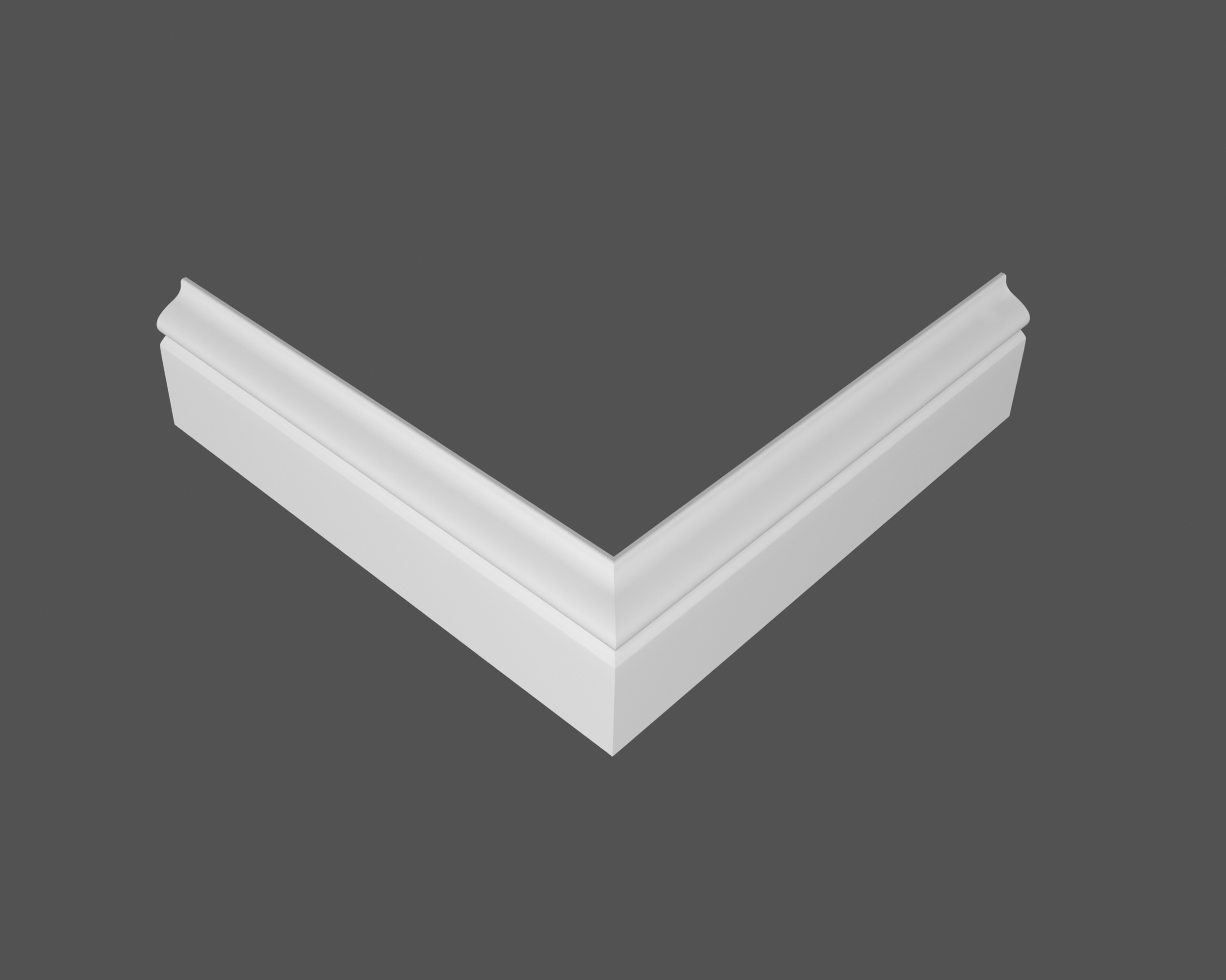 Плинтус МДФ под покраску Ликорн Р 11.80.22 2070×80×22