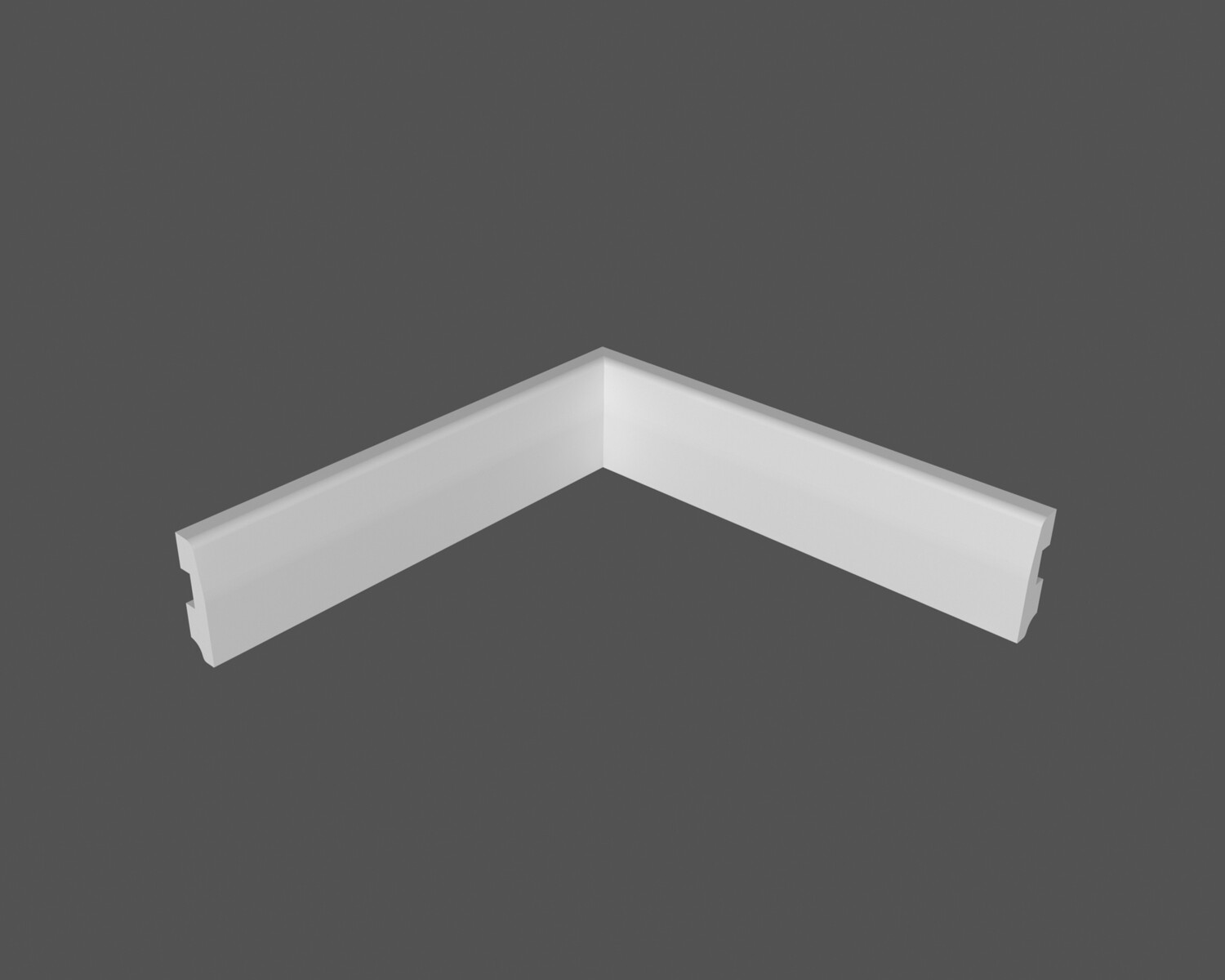 Плинтус МДФ под покраску Ликорн Р 12.70.16 2070×70×16