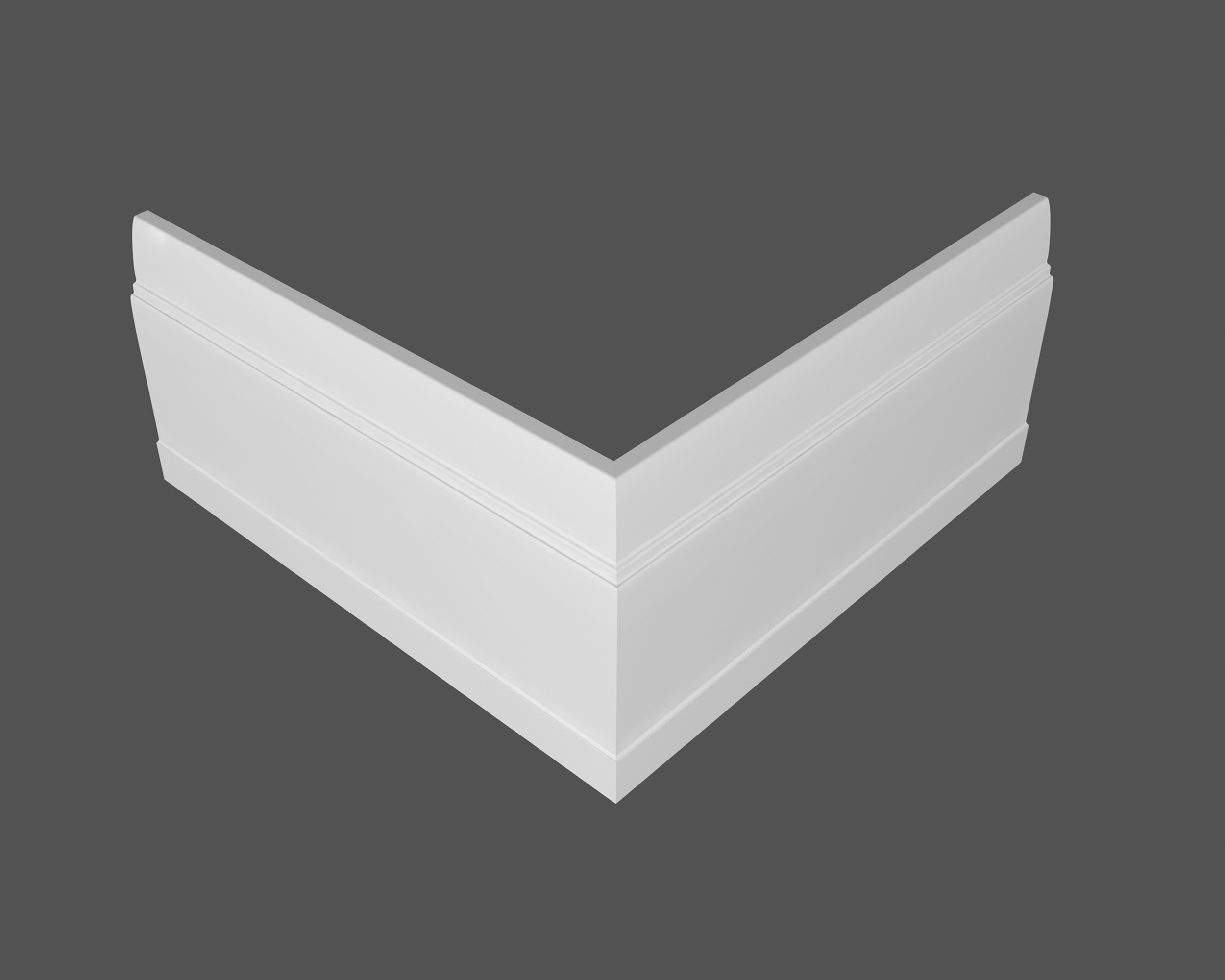 Плинтус МДФ под покраску Ликорн Р 13.150.22 2070×150×22