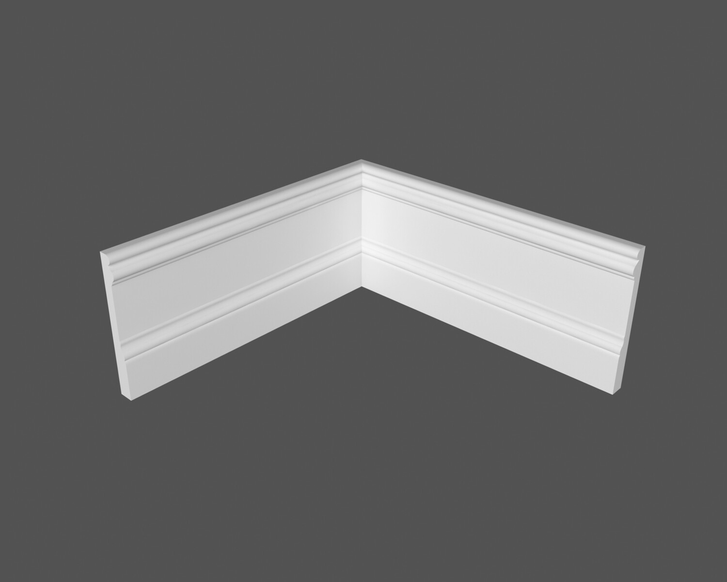 Плинтус МДФ под покраску Ликорн Р 15.134.16 2070×134×16