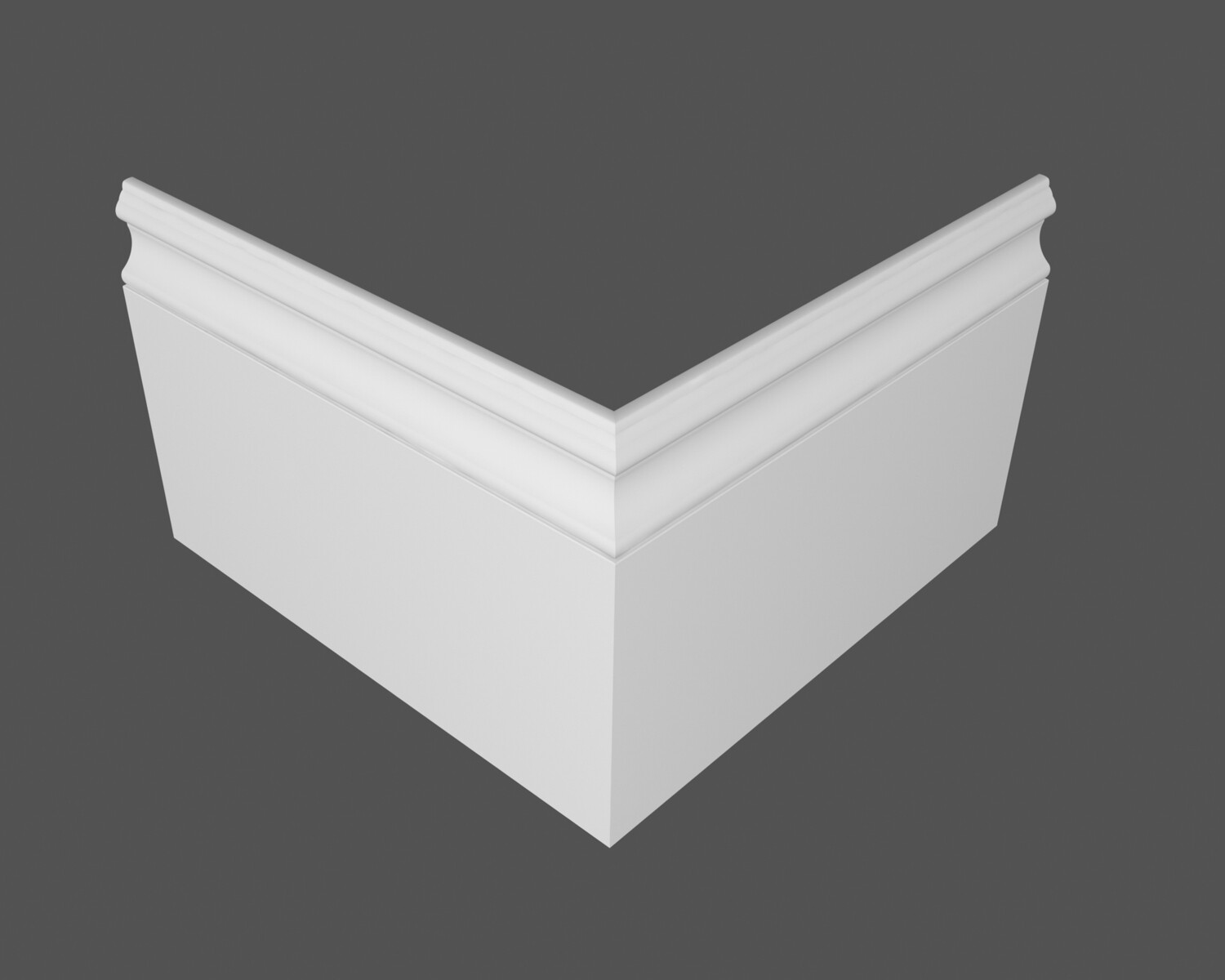 Плинтус МДФ под покраску Ликорн Р 16.200.16 2070×200×16