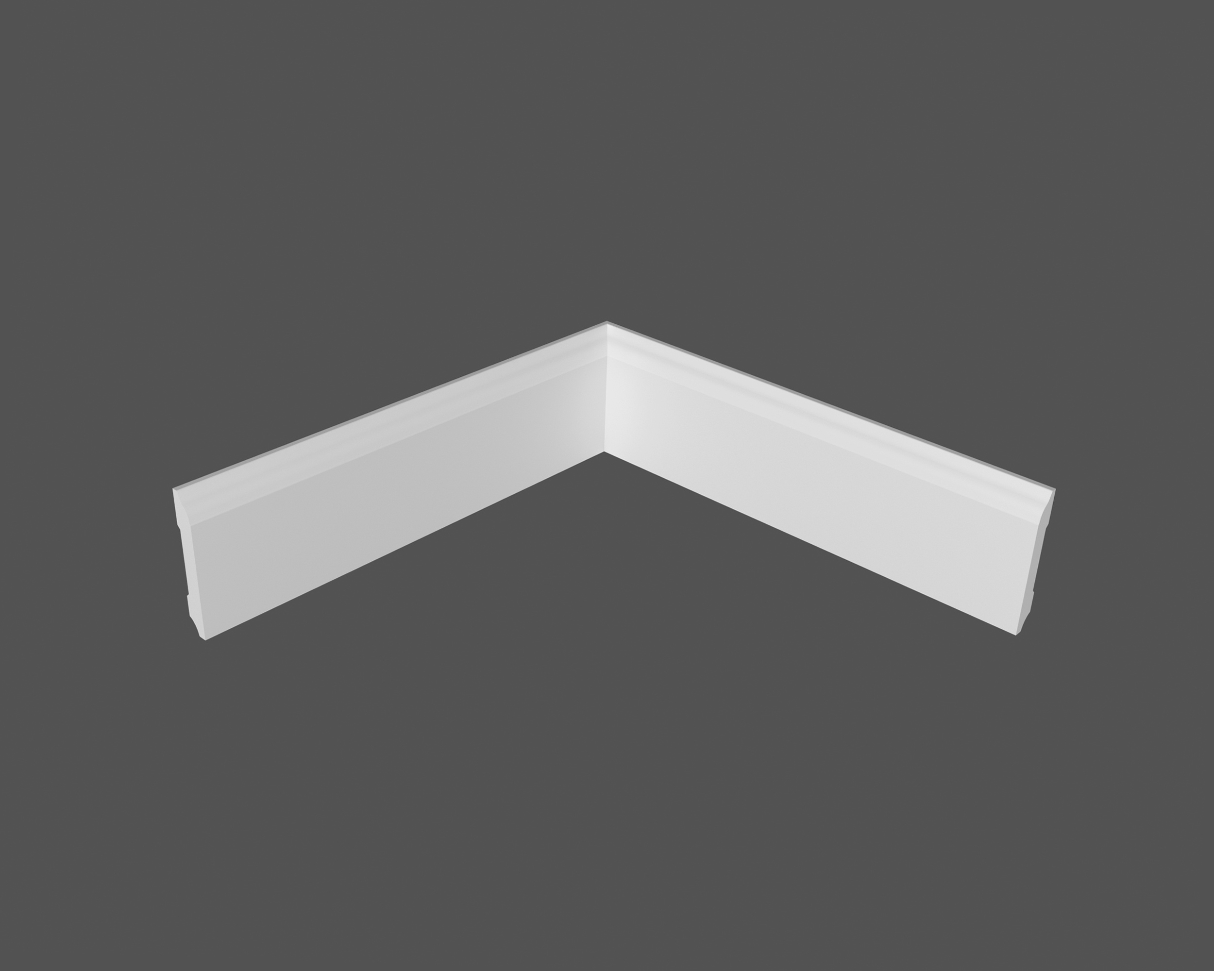 Плинтус МДФ под покраску Ликорн Р 18.82.12 2070×82×12