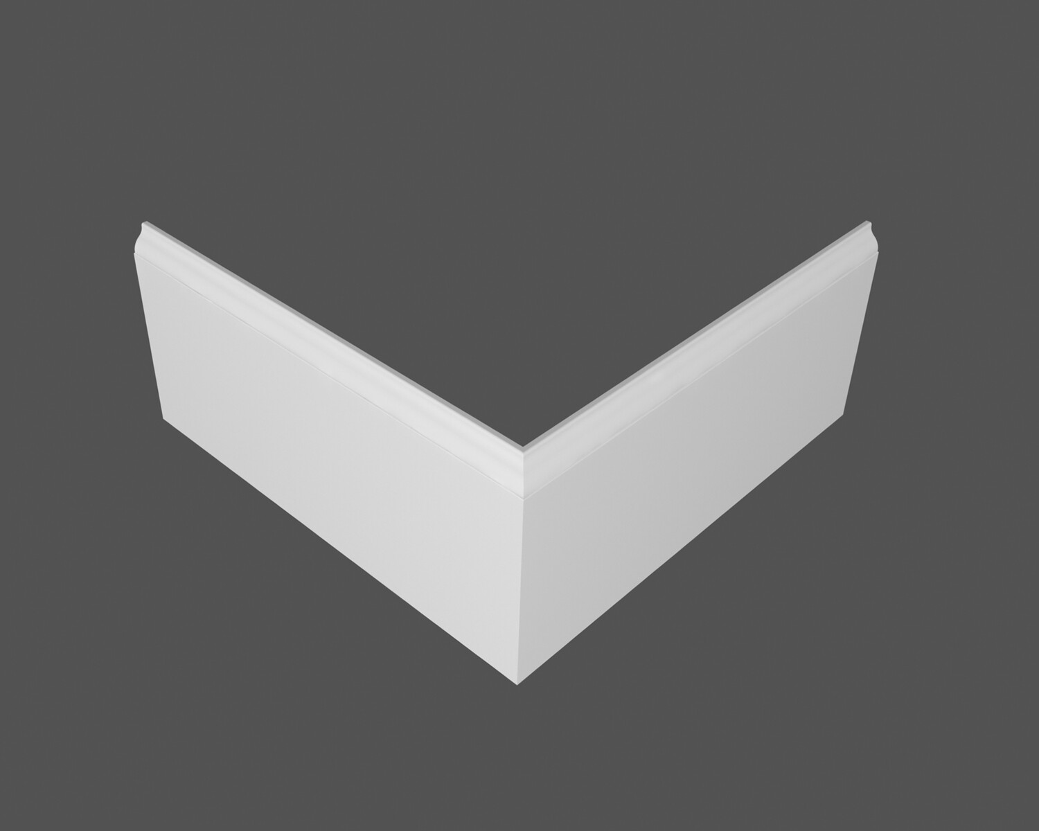 Плинтус МДФ под покраску Ликорн Р 18.133.12 2070×133×12