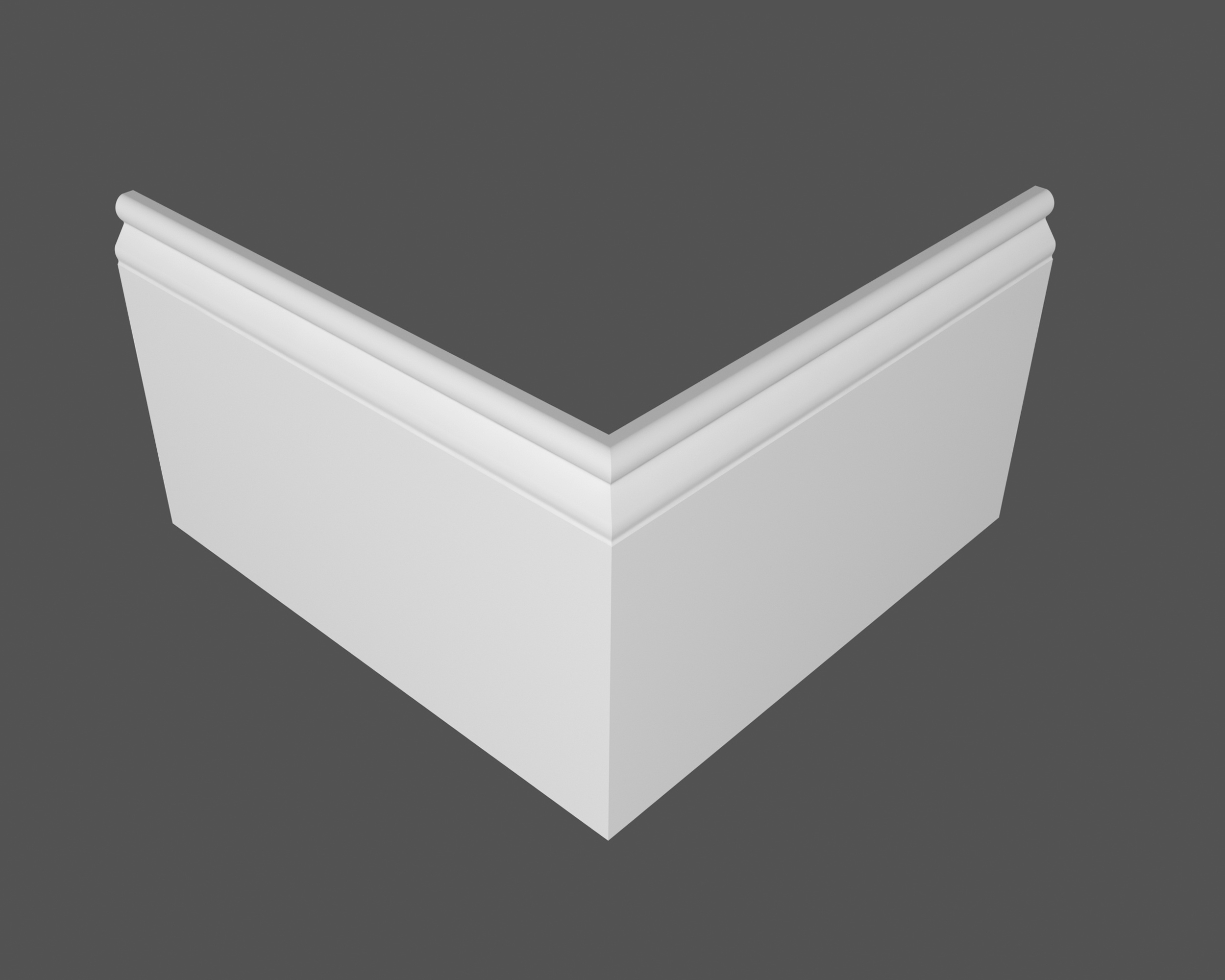 Плинтус МДФ под покраску Ликорн Р 19.185.16 2070×185×16