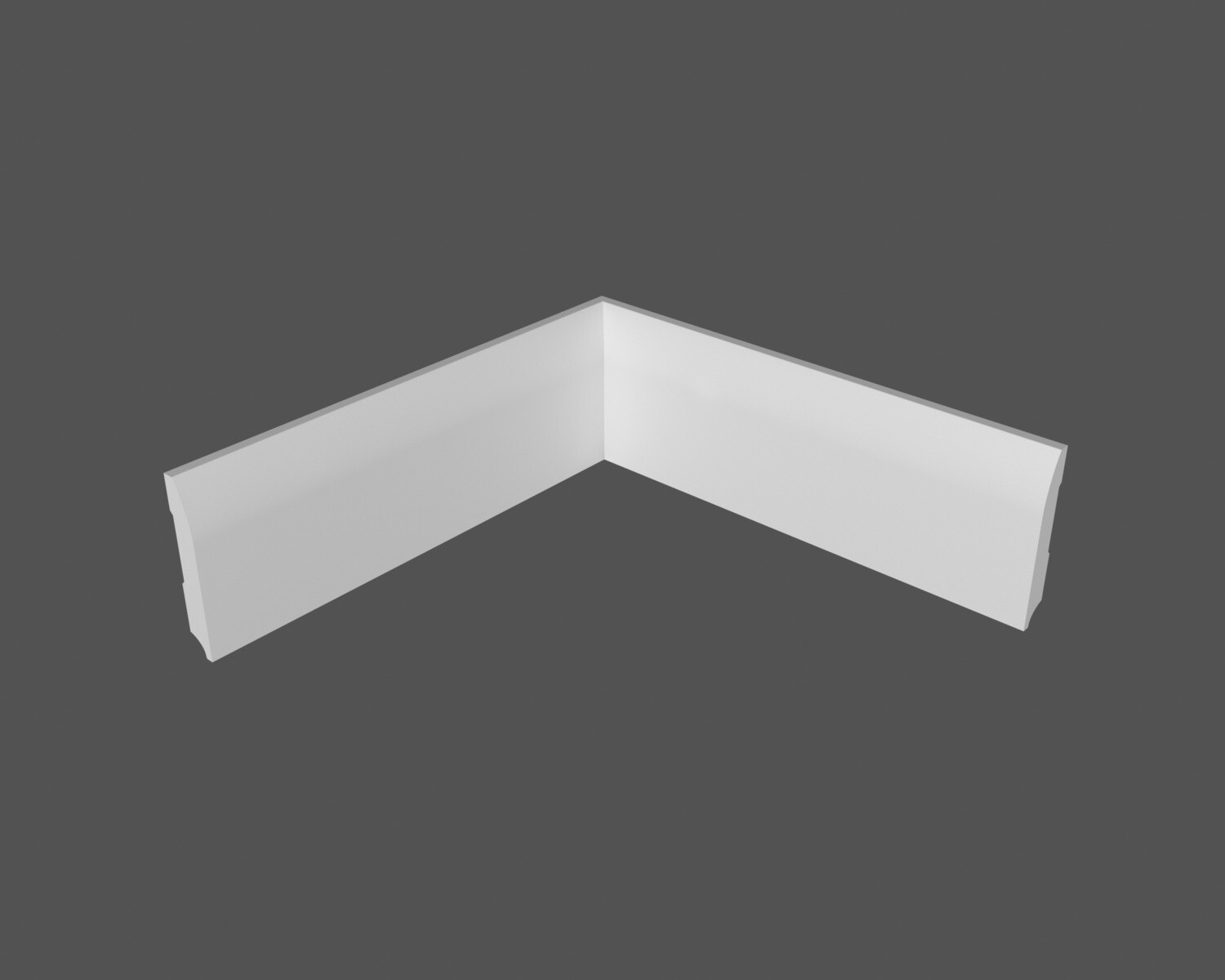 Плинтус МДФ под покраску Ликорн Р 20.100.16 2070×100×16