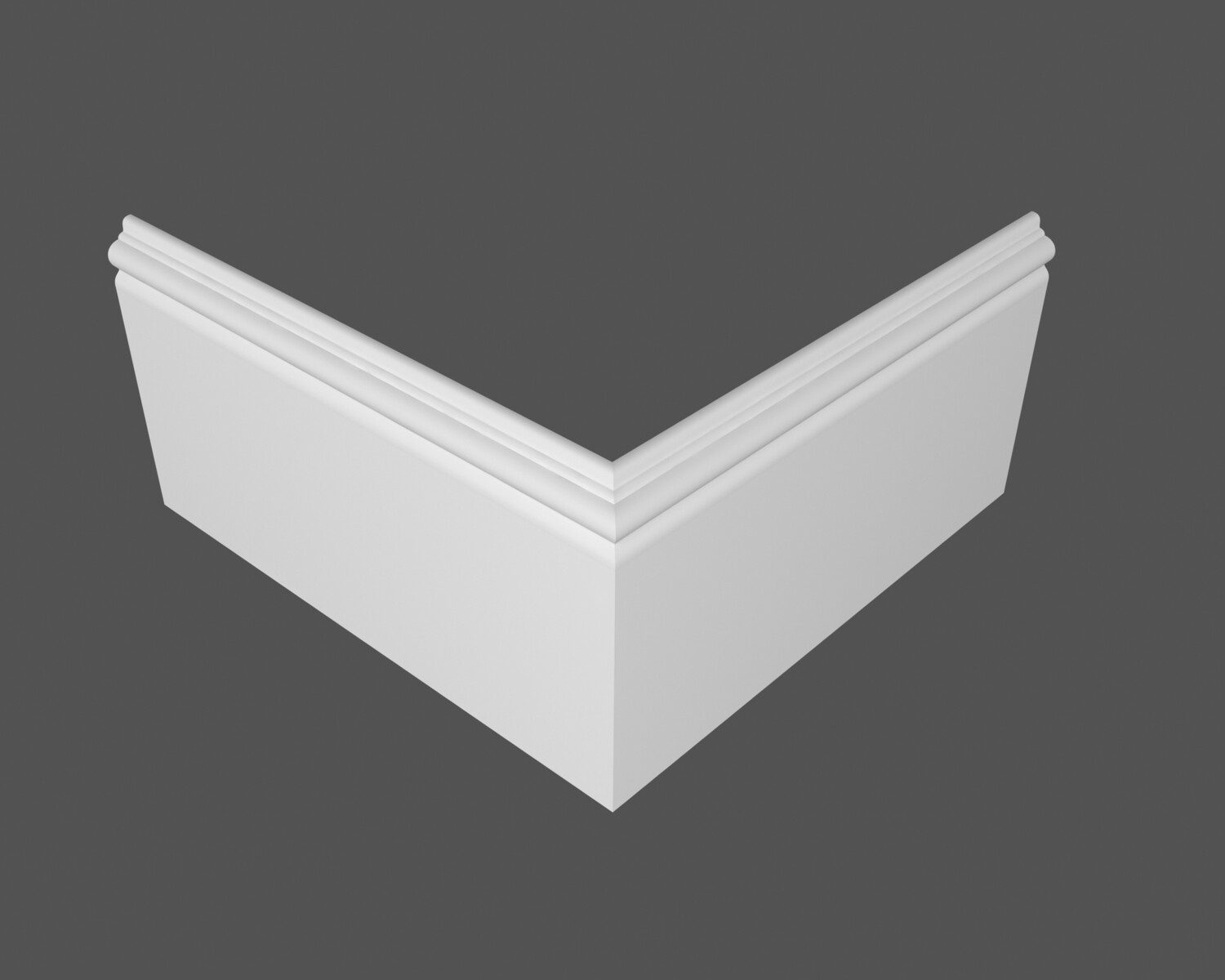 Плинтус МДФ под покраску Ликорн Р 21.165.16 2070×165×16