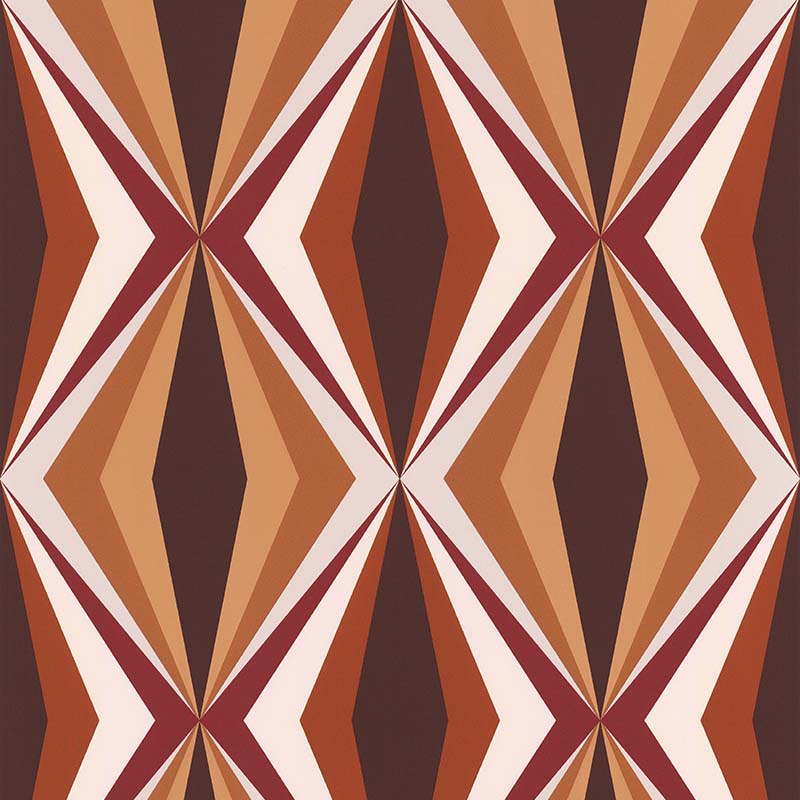 Обои Lutece California Nostalgie Losange Terracotta 51173010 10,05×0,53