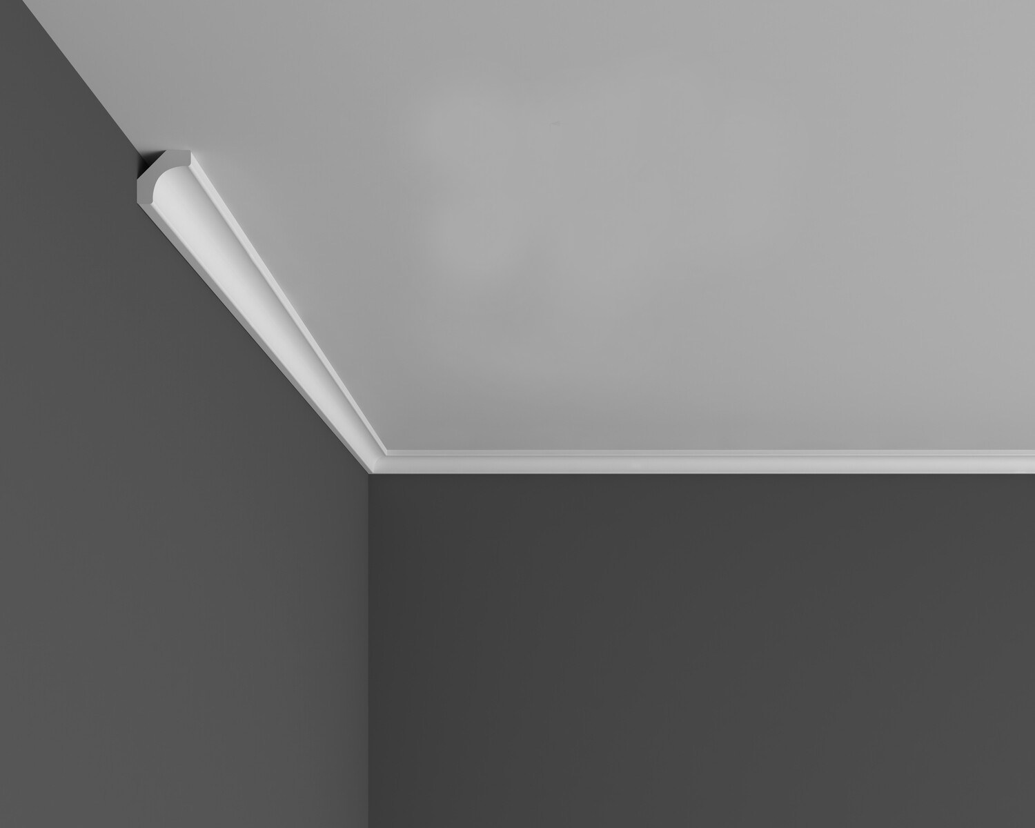 Потолочный плинтус под покраску Ликорн K2.33.12 2070×24×24