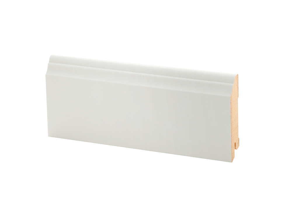 Плинтус МДФ крашеный Ликорн K-26 светло-серый 2050×80×16