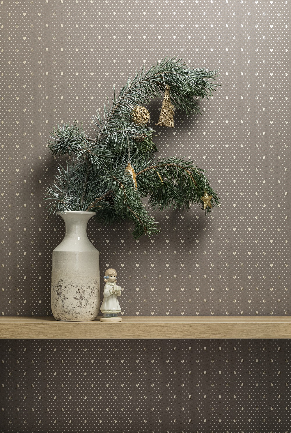 Обои Hygge 4 Winter Moments Cristmas Tree Hg26 002/1 10,05×1 фото в интерьере