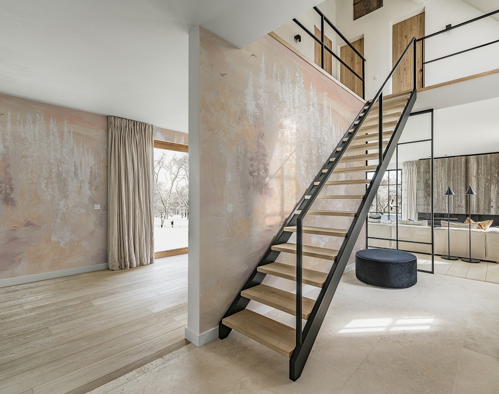 Панно Hygge 4 Winter Moments Hg33 003 (3п) 3×1 фото в интерьере