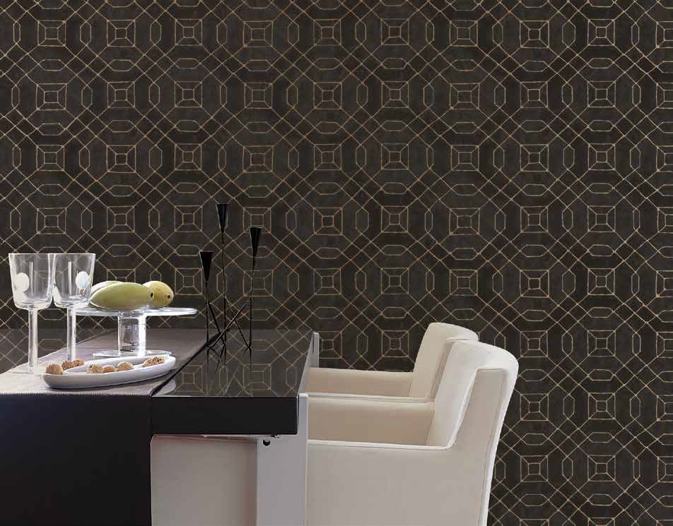 Обои Aura Metallic FX W78218 10×0,53 фото в интерьере