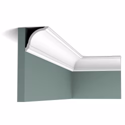 Потолочный плинтус под покраску Orac Decor Axxent CX199 2000×80×80
