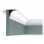 Потолочный плинтус под покраску Orac Decor Axxent CX199 2000×80×80
