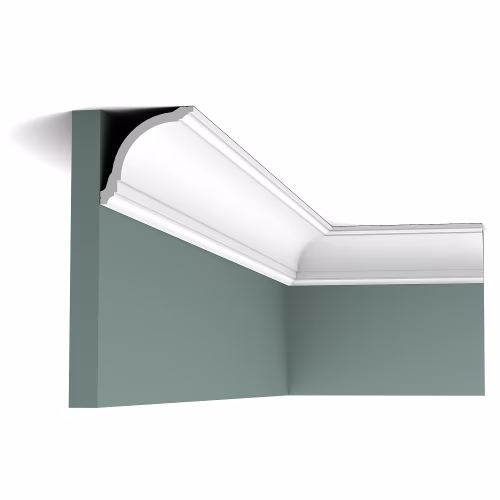 Потолочный плинтус под покраску Orac Decor Axxent CX199 2000×80×80