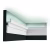 Потолочный плинтус под покраску Orac Decor Modern U-STEPS CX196 с подсветкой 2000×40×113