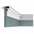 Потолочный плинтус под покраску Orac Decor Modern U-STEPS CX196 с подсветкой 2000×40×113