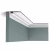 Потолочный плинтус под покраску Orac Decor Modern U-STEPS CX197 с подсветкой 2000×93×50