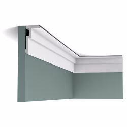 Потолочный плинтус под покраску Orac Decor Modern U-STEPS CX197 с подсветкой 2000×93×50