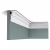 Потолочный плинтус под покраску Orac Decor Modern U-STEPS CX197 с подсветкой 2000×93×50