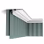 Потолочный плинтус под покраску Orac Decor Modern U-STEPS CX197 с подсветкой 2000×93×50