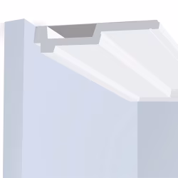 Потолочный плинтус под покраску Hiwood A170V1 2000×170×36