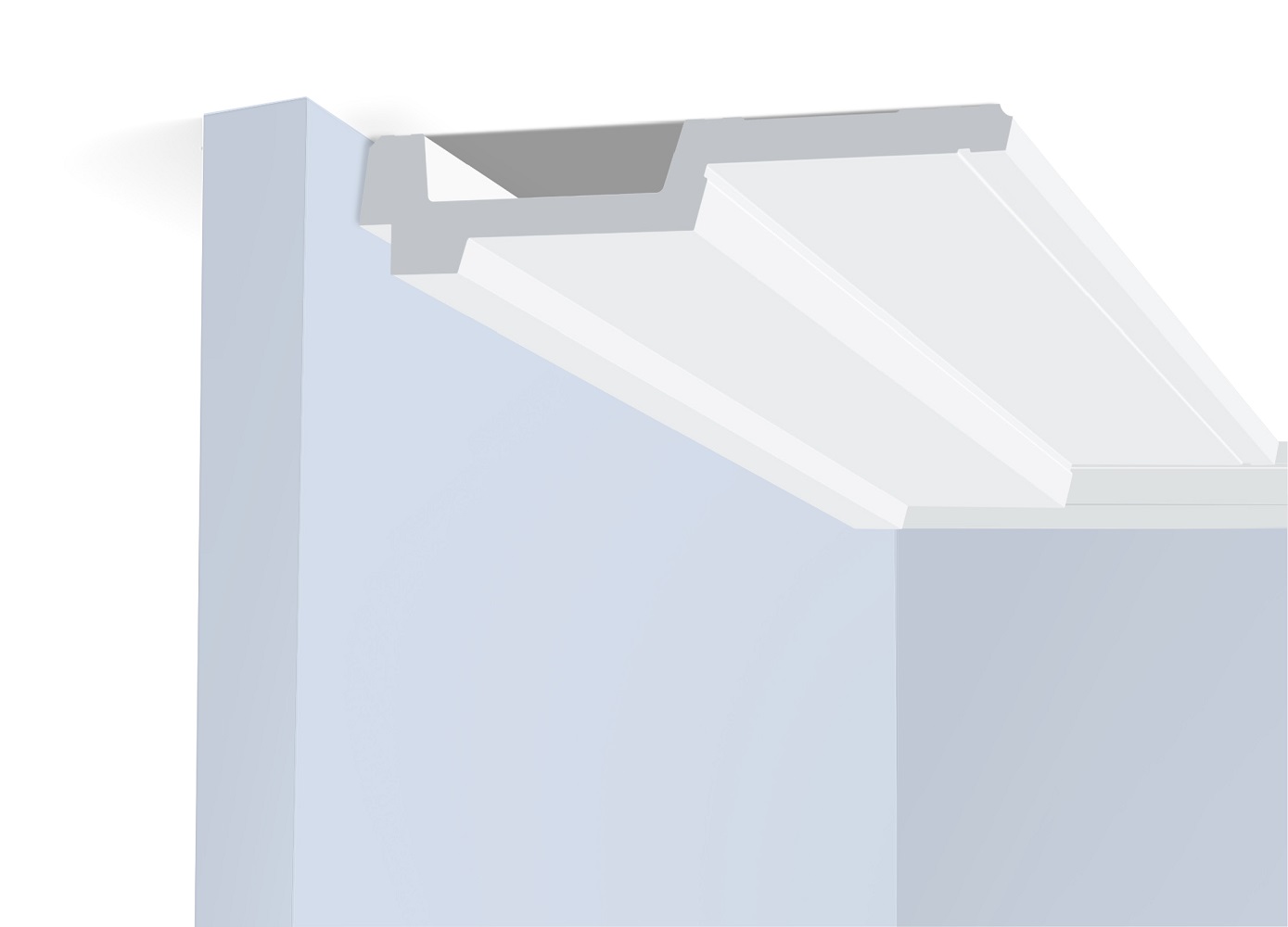 Потолочный плинтус под покраску Hiwood A170V1 2000×170×36