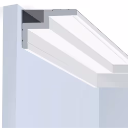 Потолочный плинтус под покраску Hiwood A101 2000×102×62