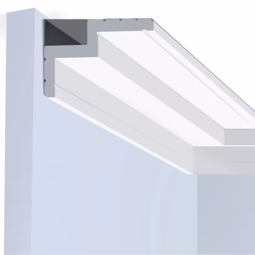 Потолочный плинтус под покраску Hiwood A101 2000×102×62