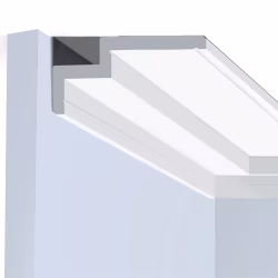 Потолочный плинтус под покраску Hiwood A165L 2000×165×62