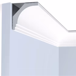 Потолочный плинтус под покраску Hiwood A70 2000×50×50