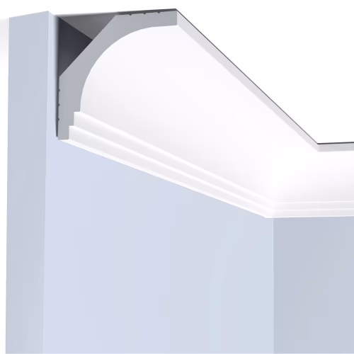 Потолочный плинтус под покраску Hiwood A70 2000×50×50