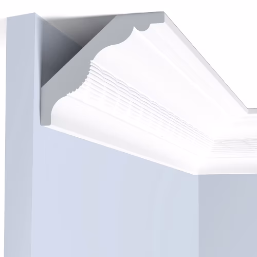 Потолочный плинтус под покраску Hiwood A90E2 2000×71×60