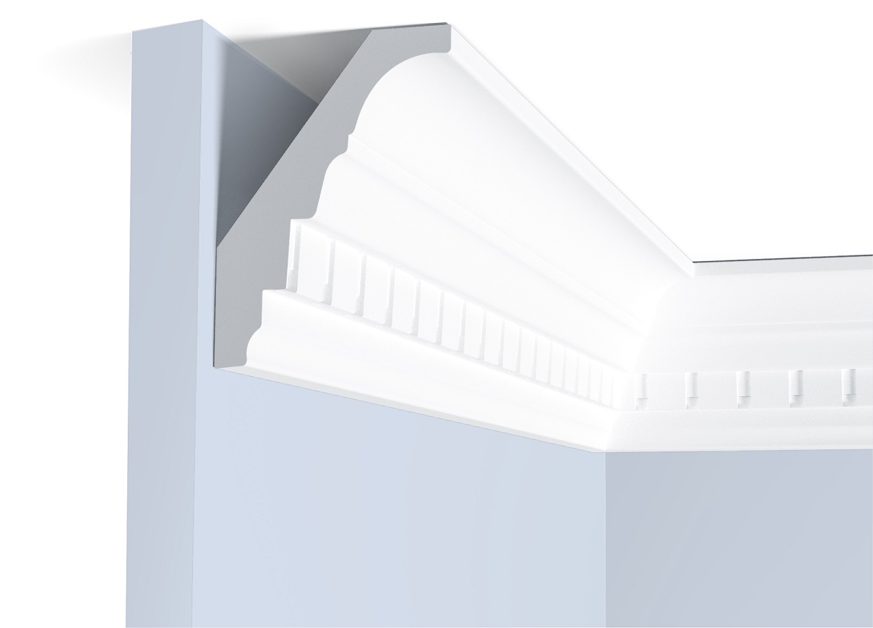 Потолочный плинтус под покраску Hiwood A94 2000×55×76