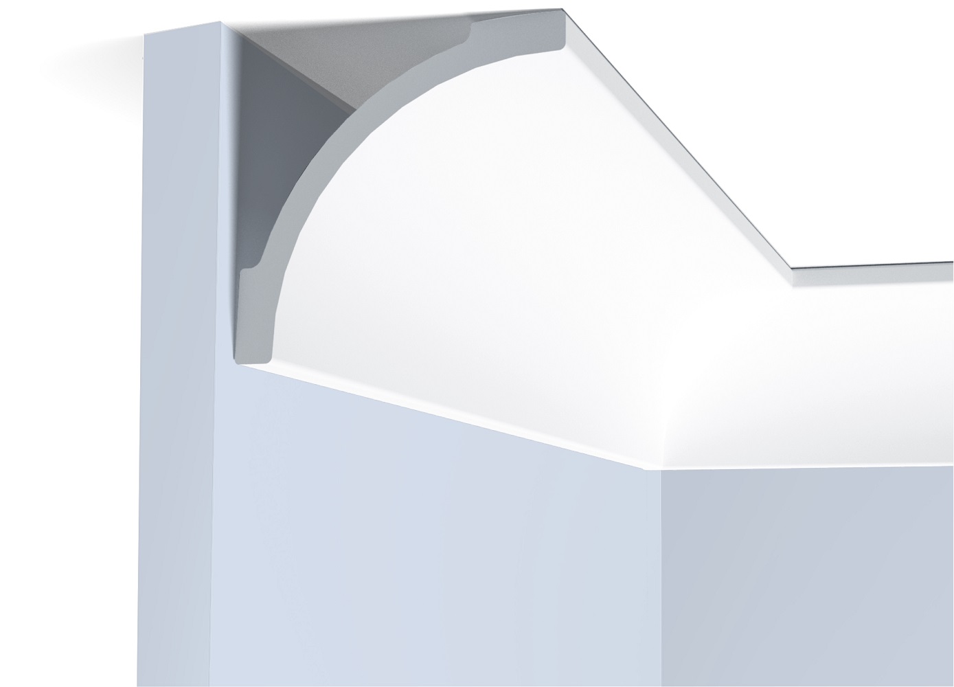 Потолочный плинтус под покраску Hiwood A97 2000×70×70