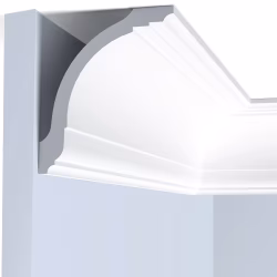Потолочный плинтус под покраску Hiwood A118 2000×76,4×90,2