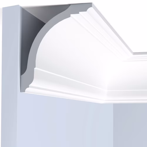Потолочный плинтус под покраску Hiwood A118 2000×76,4×90,2