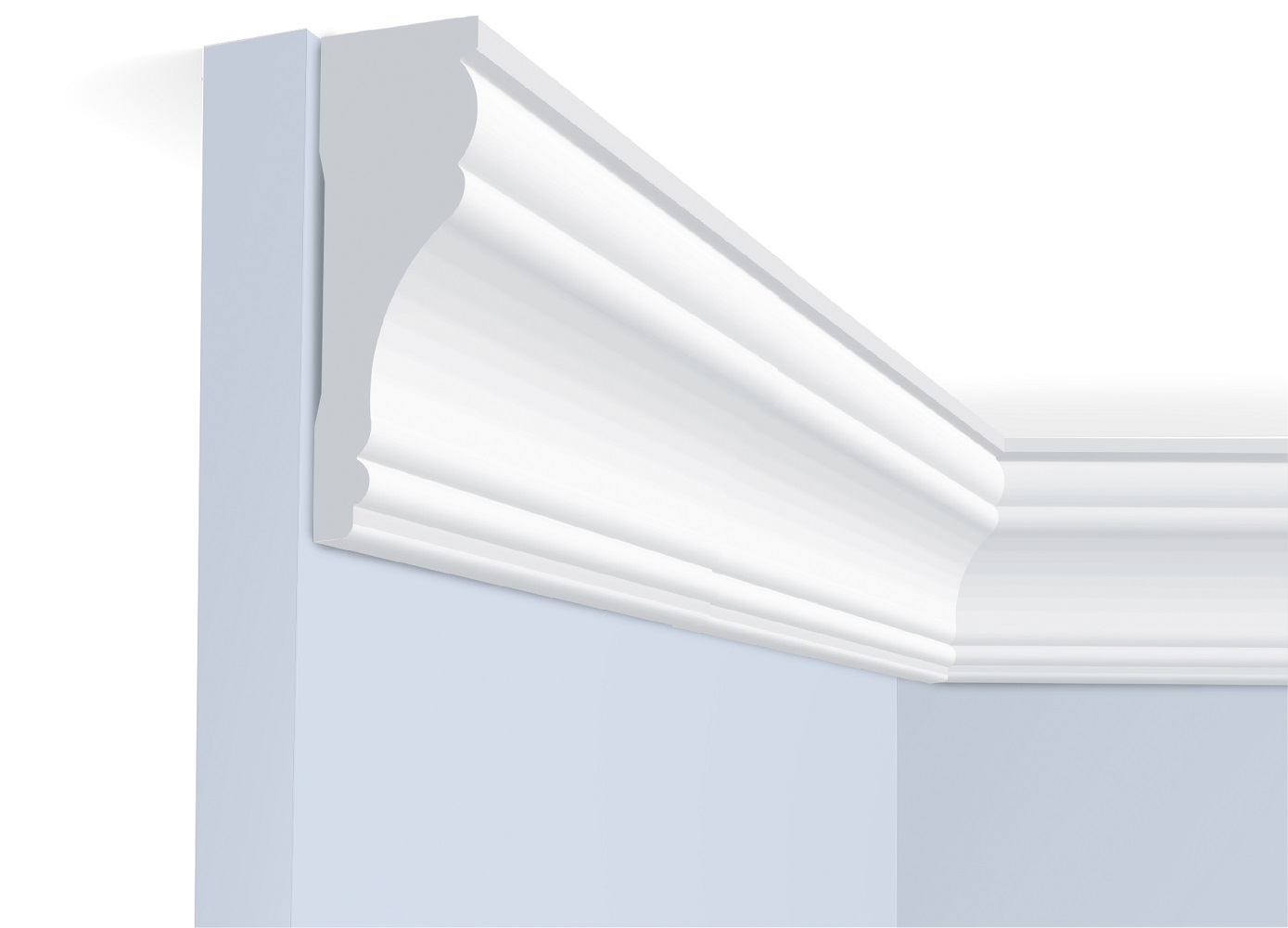Потолочный плинтус под покраску Hiwood T1011 2000×40×110