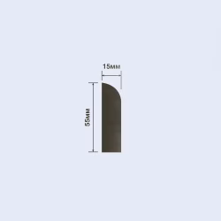Плинтус под покраску Hiwood BE55 2000×55×15