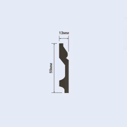 Плинтус под покраску Hiwood B60 2000×59×13