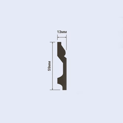 Плинтус под покраску Hiwood B60 2000×59×13