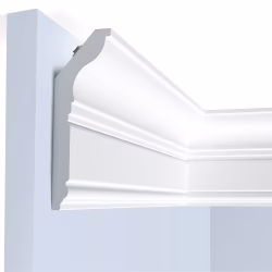 Потолочный плинтус под покраску Hiwood L1902 с подсветкой 2000×35×120