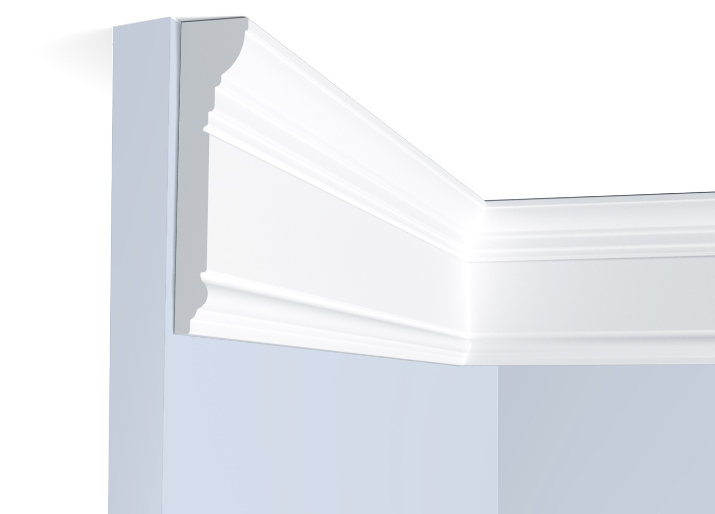 Потолочный плинтус под покраску Hiwood L1602 2000×22×96