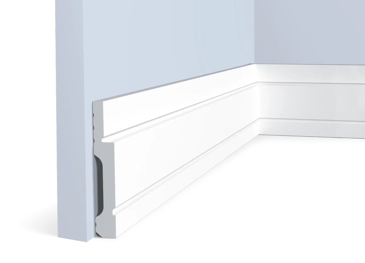 Плинтус под покраску Hiwood B75V1L 2000×75×12