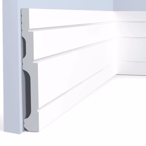 Плинтус под покраску Hiwood B180V2 2000×180×24