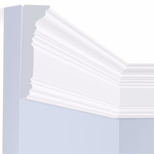 Потолочный плинтус под покраску Hiwood L1702 2000×33,5×170