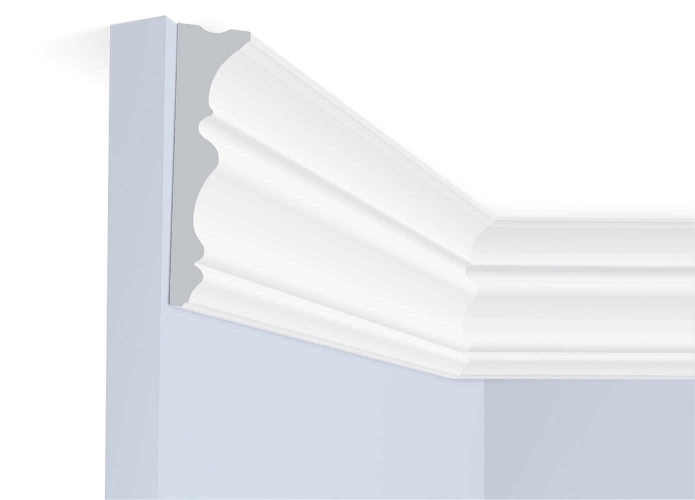 Потолочный плинтус под покраску Hiwood L1404 2000×31×150