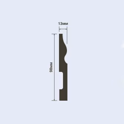 Плинтус под покраску Hiwood B100 2000×98×13