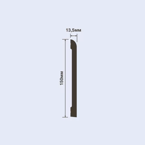 Плинтус под покраску Hiwood BE150 2000×150×13,5